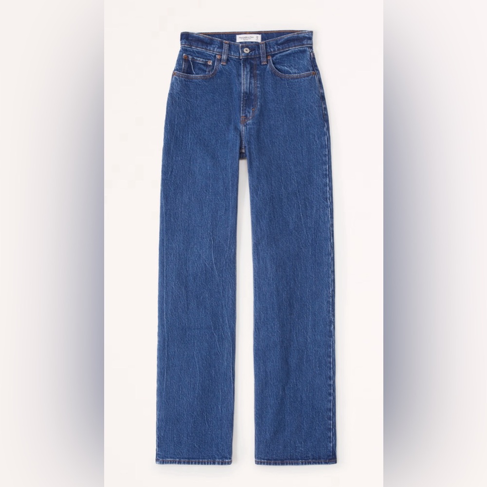 NWT Abercrombie & Fitch High Rise 90s Relaxed Jean